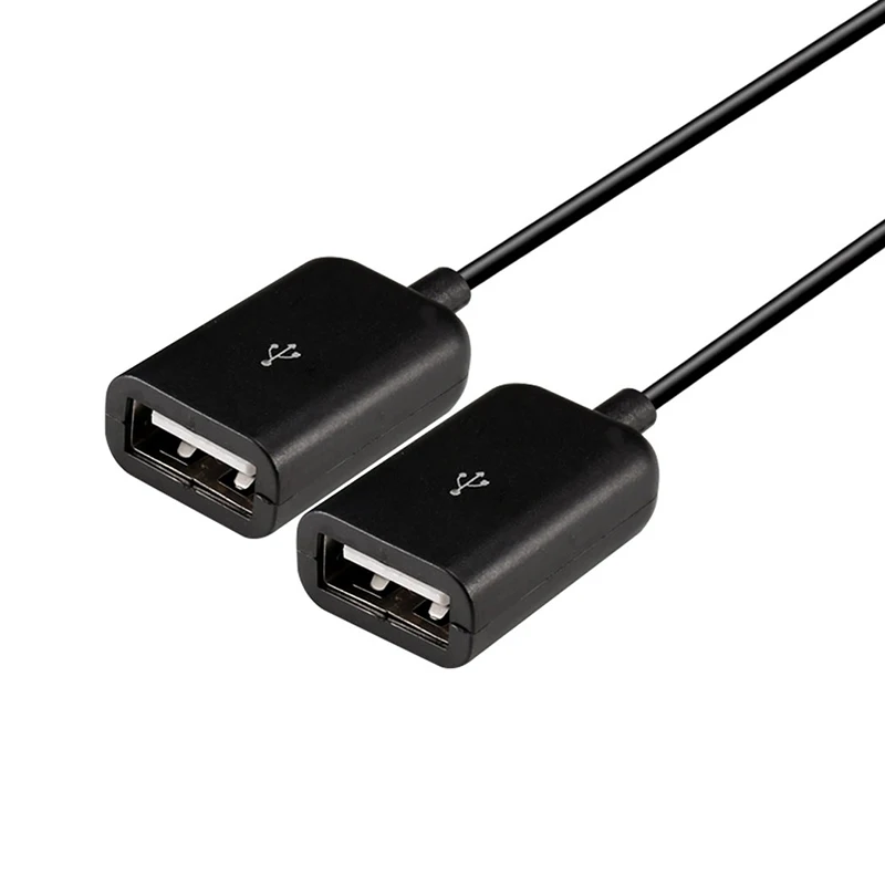 كابل Micro USB/Type C إلى 2 OTG ثنائي المنفذ Y Splitter لمحول محول Android للكمبيوتر اللوحي