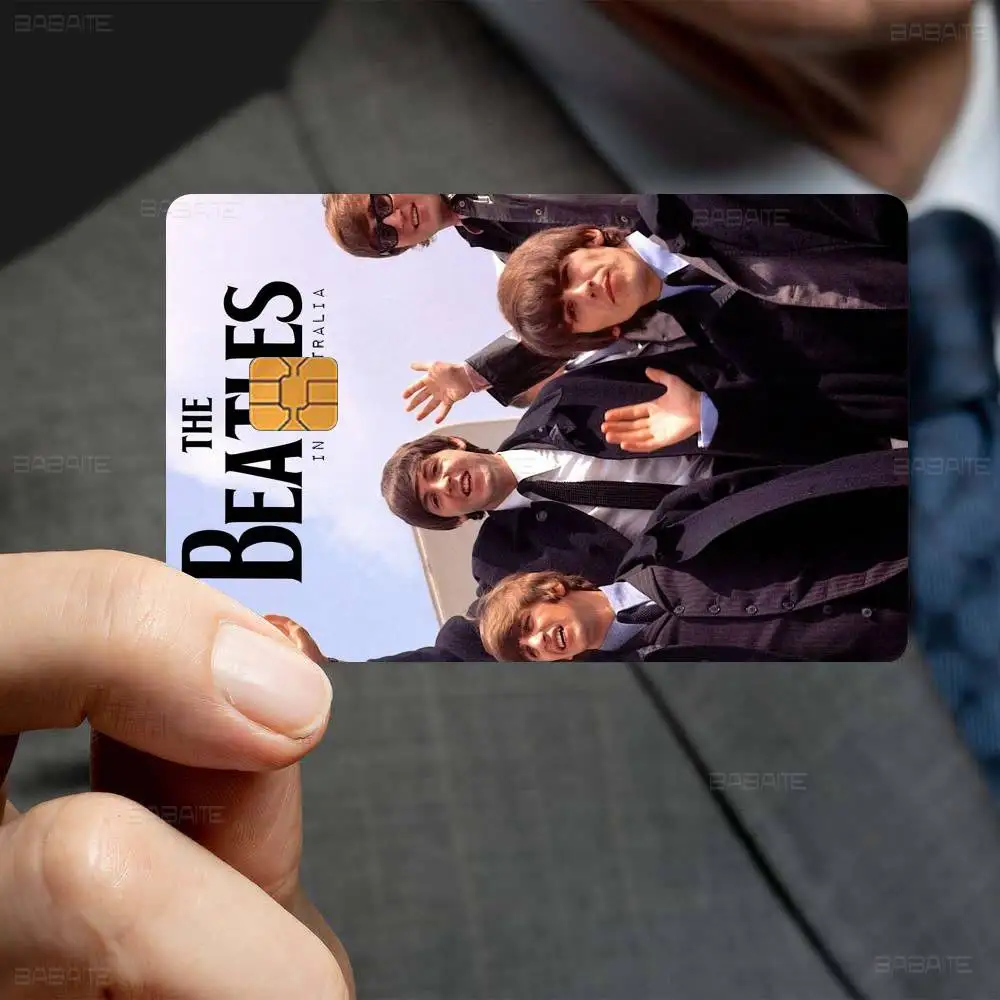 Berühmte Band-Gruppe The Rock B-Beatles Anime Cartoon Aufkleber-Folie für Kreditkarte, Debitkarte, Bankkarte, Buskarte