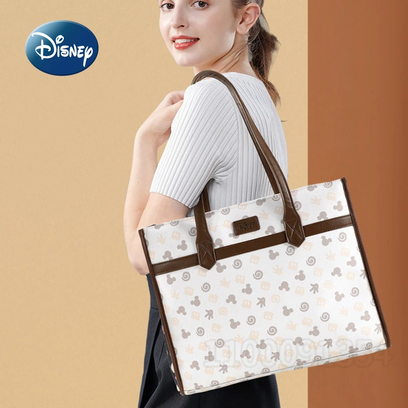 Disney Mickey Original New Diaper Bag Handbag Cartoon  Baby Bag Multi Functional Baby Diaper Bag High Capacity Women's Bag