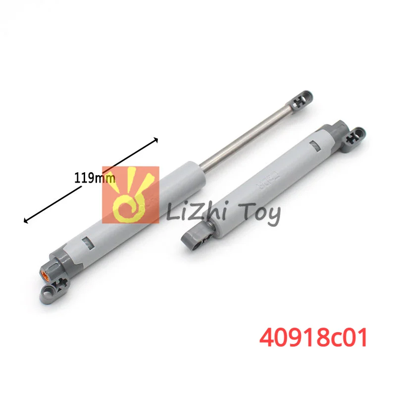 MOC Bricks Bricks Technical Linear Actuator Long Ends Holder Building Blocks Compatible with 40918 61927 61904 Hydraulic Rod