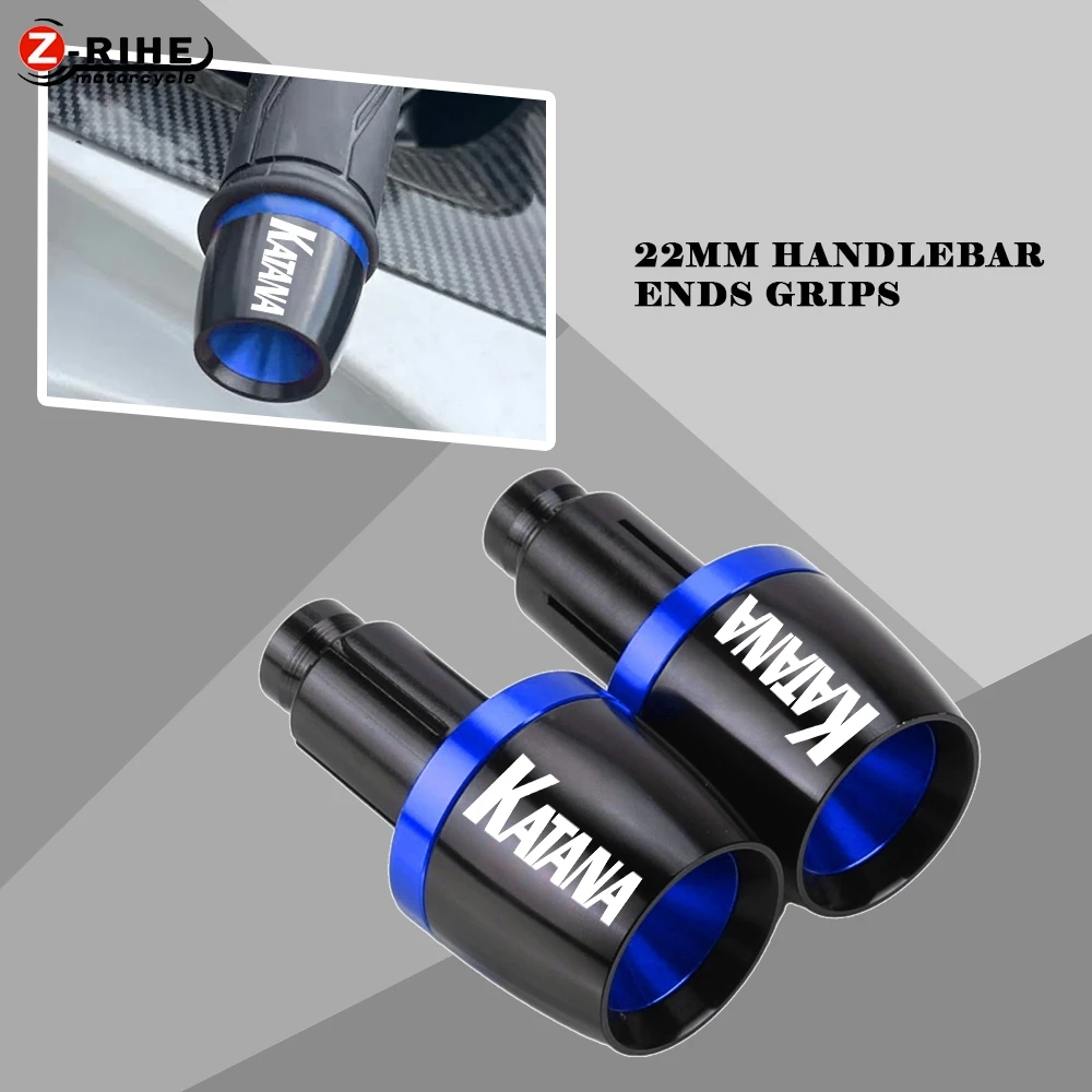 

For SUZUKI KATANA 600 750 KATANA600 KATANA750 Universal Accessories 22mm Handlebar Grips Bar Ends Cap Handle Counterweight Plug