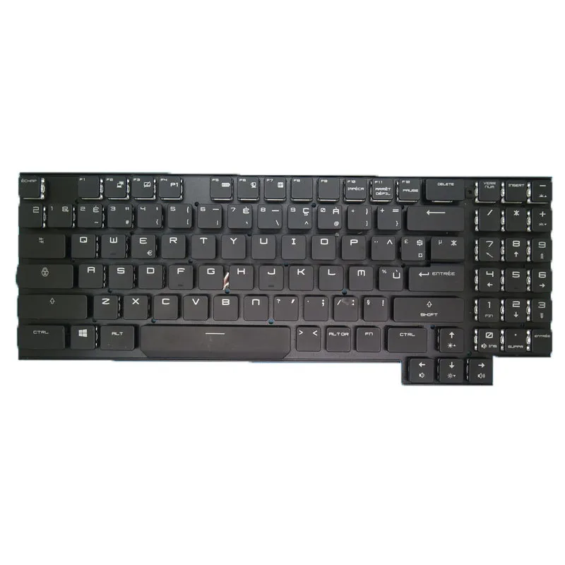 

IT GR TR LA Клавиатура с кристаллической подсветкой для MSI GE72VR GP72VR 6RF GS63VR 7RF GT73EVR GT72S 6QD GT72VR 6RD 6RE 7RD GL72 GP72 6QE 6QF