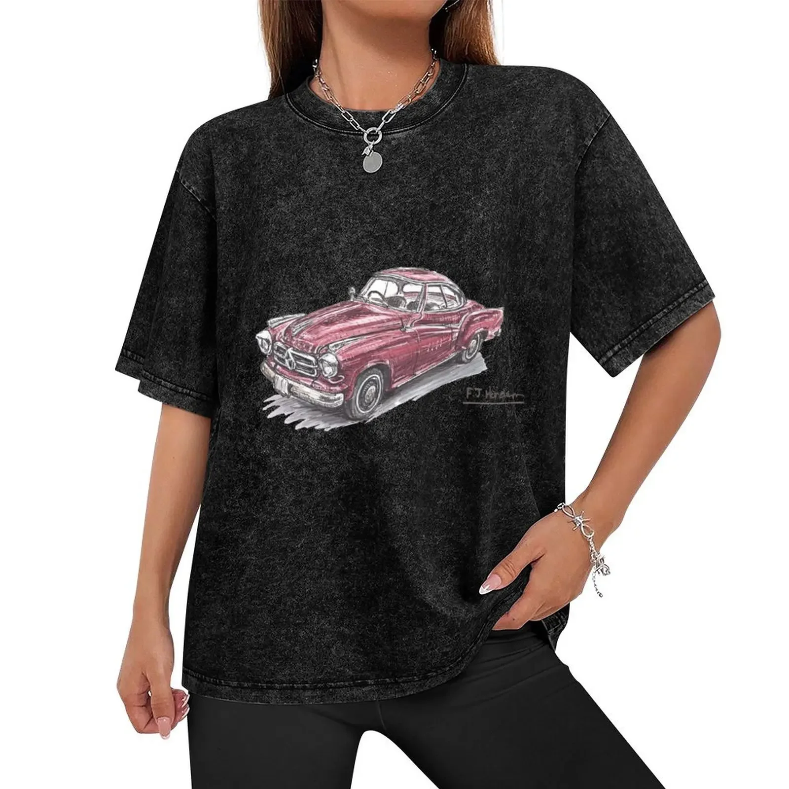 Borgward Isabella Coupe T-Shirt graphic t shirts summer top essential t shirt t shirts for men