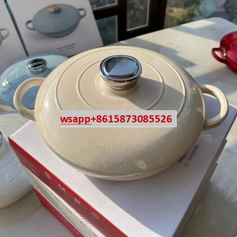 

Кастрюля из морепродуктов, эмаль, бытовой тушеный суп, 26 см, суп 2,2 л