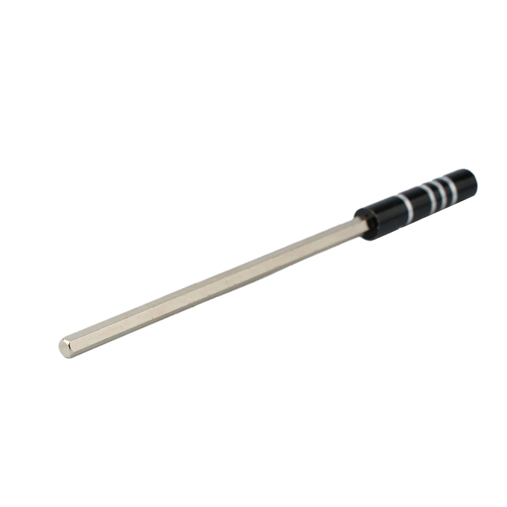 Aço Multifuncional Screwdriver Kit, Magnetic Metal Shaft Extensão Bar, Rod Hex Soquete Adaptador, 123mm