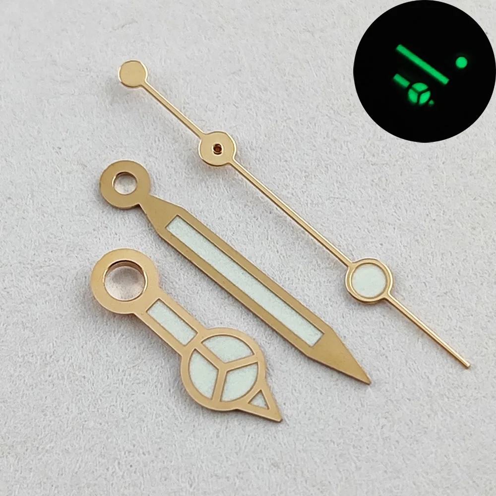 Указатель часов NH35 подходит для механизма NH35NH34NH36, зеленые светящиеся стрелки, аксессуары для часов