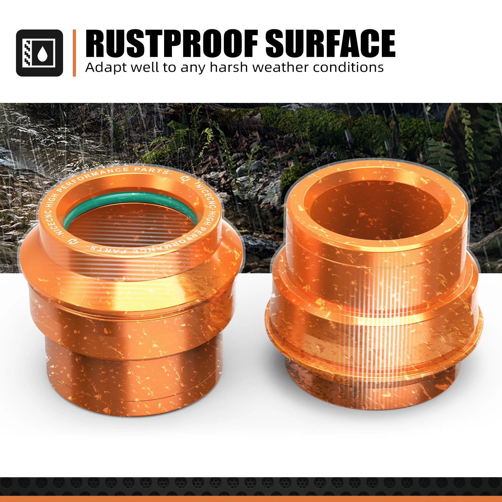 (EU-Lager) Für KTM EXC 300 22mm Vorder- und Hinterrad-Abstandshalter-Kit XCF-W 500 EXC-F 450 SX-F 350 XC-F250 XC-W 300 XC150 SX125 – Detail 6