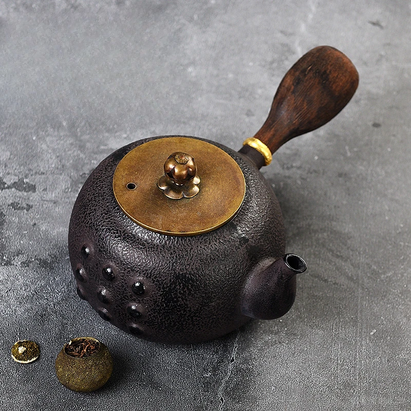 Iron pot casting brewing tea copper and silver electric pottery tea stove