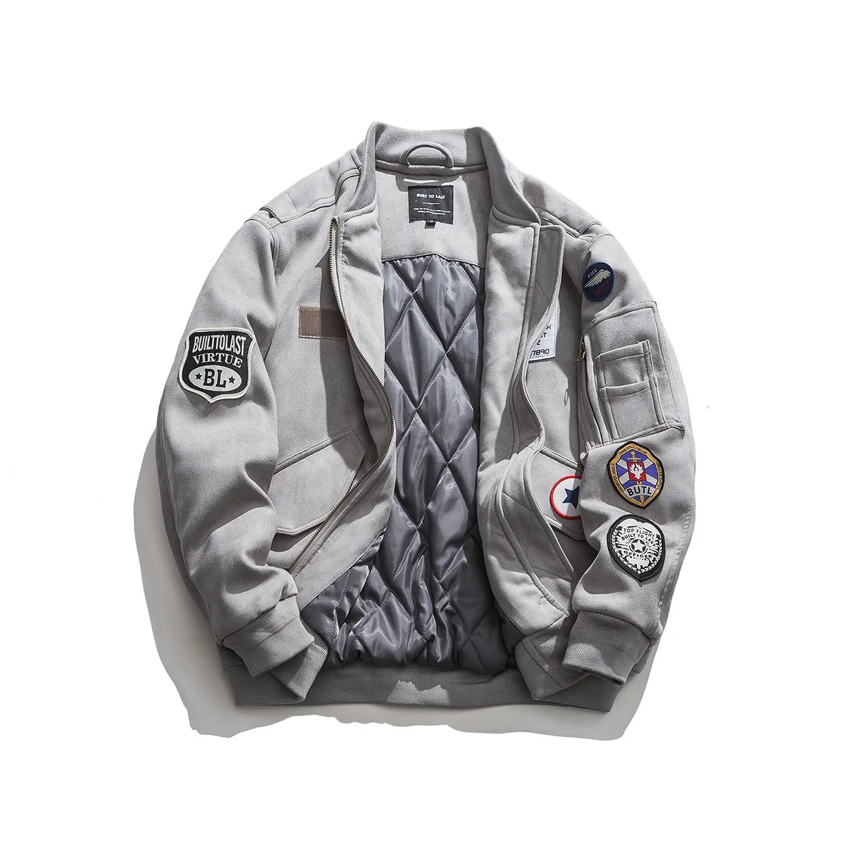 Japanese Fashion Brand 2025 Winter Hot Selling Jacket New Retro Badge Design Cotton Coat Men's and Women's Outwear