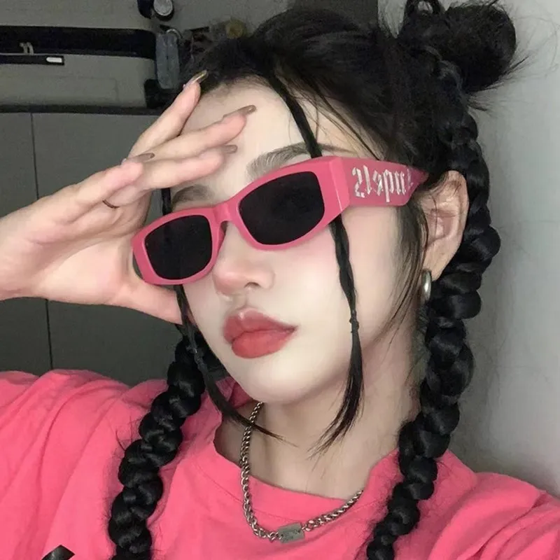 

Fashion Small Frame Square Sunglasses Men Women Leopard Retro Sun Glasses Anti-UV Travel Fishing Hiking Eyewear For Female UV400