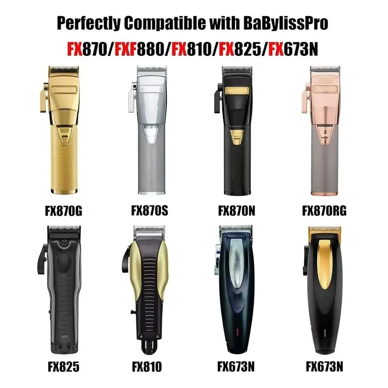 FX8010B，Replacement Blades Fit For BaBylissPRO FX870，FXF880，FX810，FX825，FX673N Clippers, Accessories Head For BaByliss