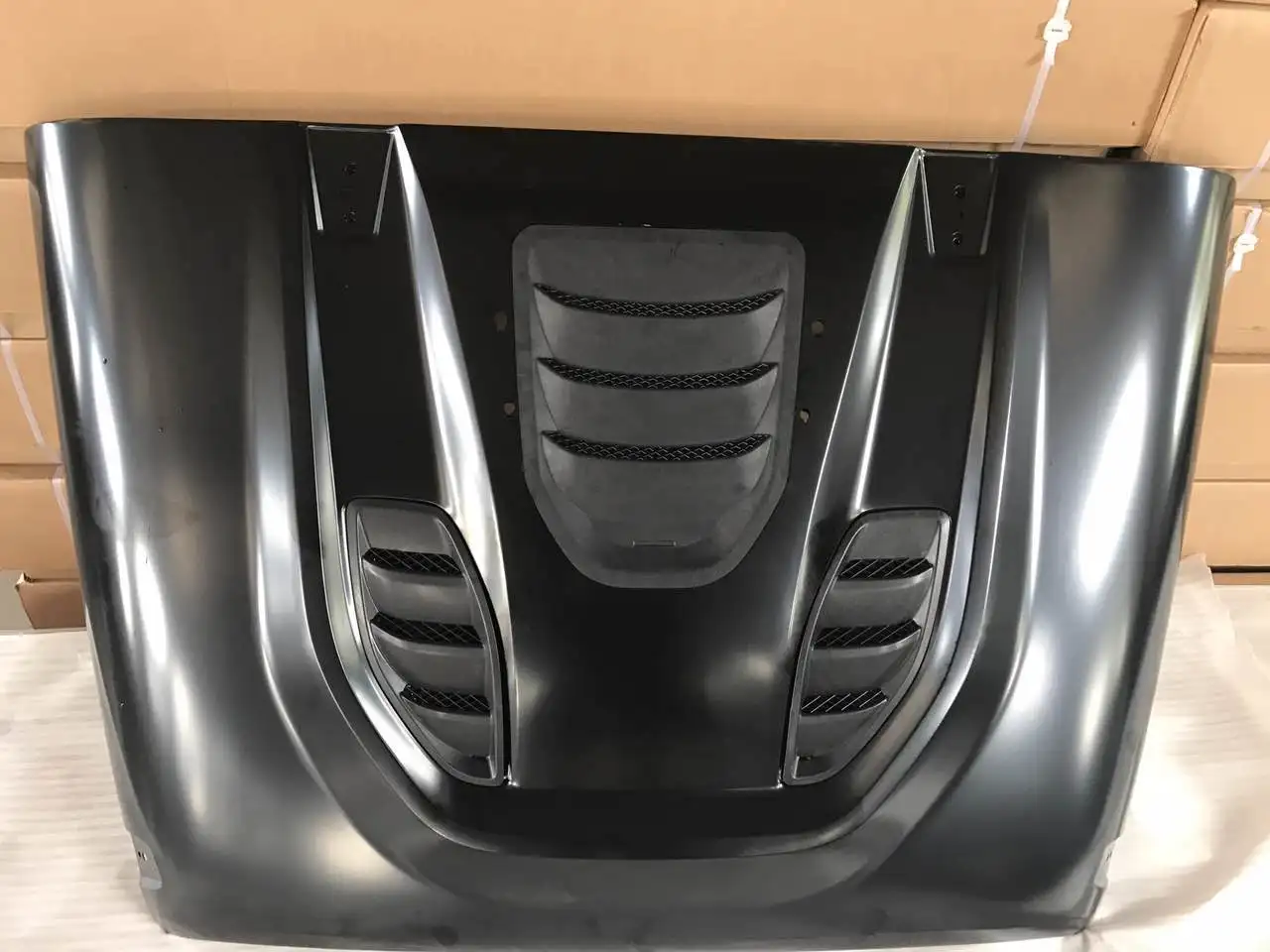 J346 Hellcat Style Hood 4x4 Hood Bonnet Car Offroad Auto Accessories Car Hood Bonnet For Jeep Wrangler JK 2007-2017