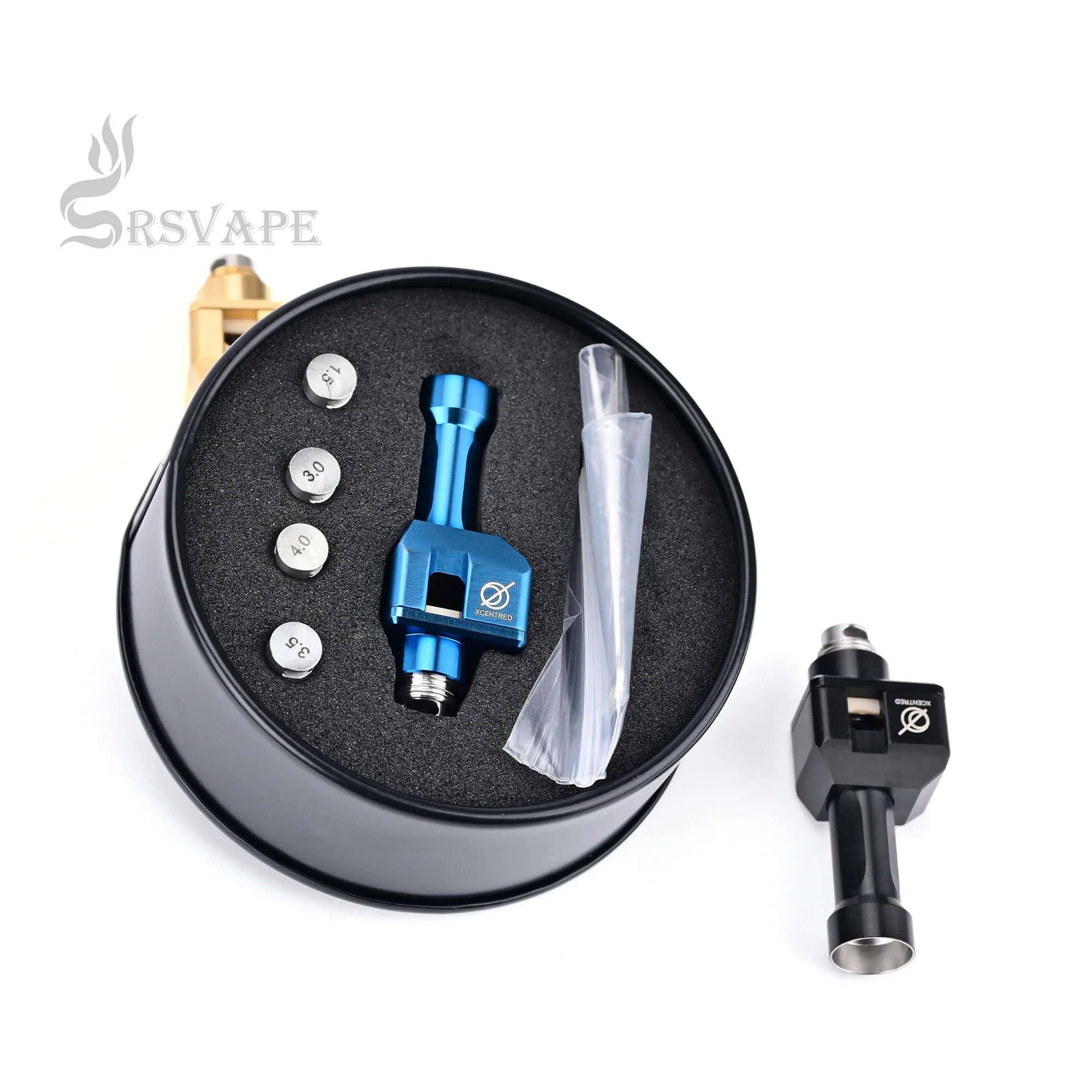 Wolfcoolvape Psychomod Xcentred Style RBA Bridge 316SS Atomizer BB Tank for Billet Box Boro Mod Vape Akcesoria Rebuildable