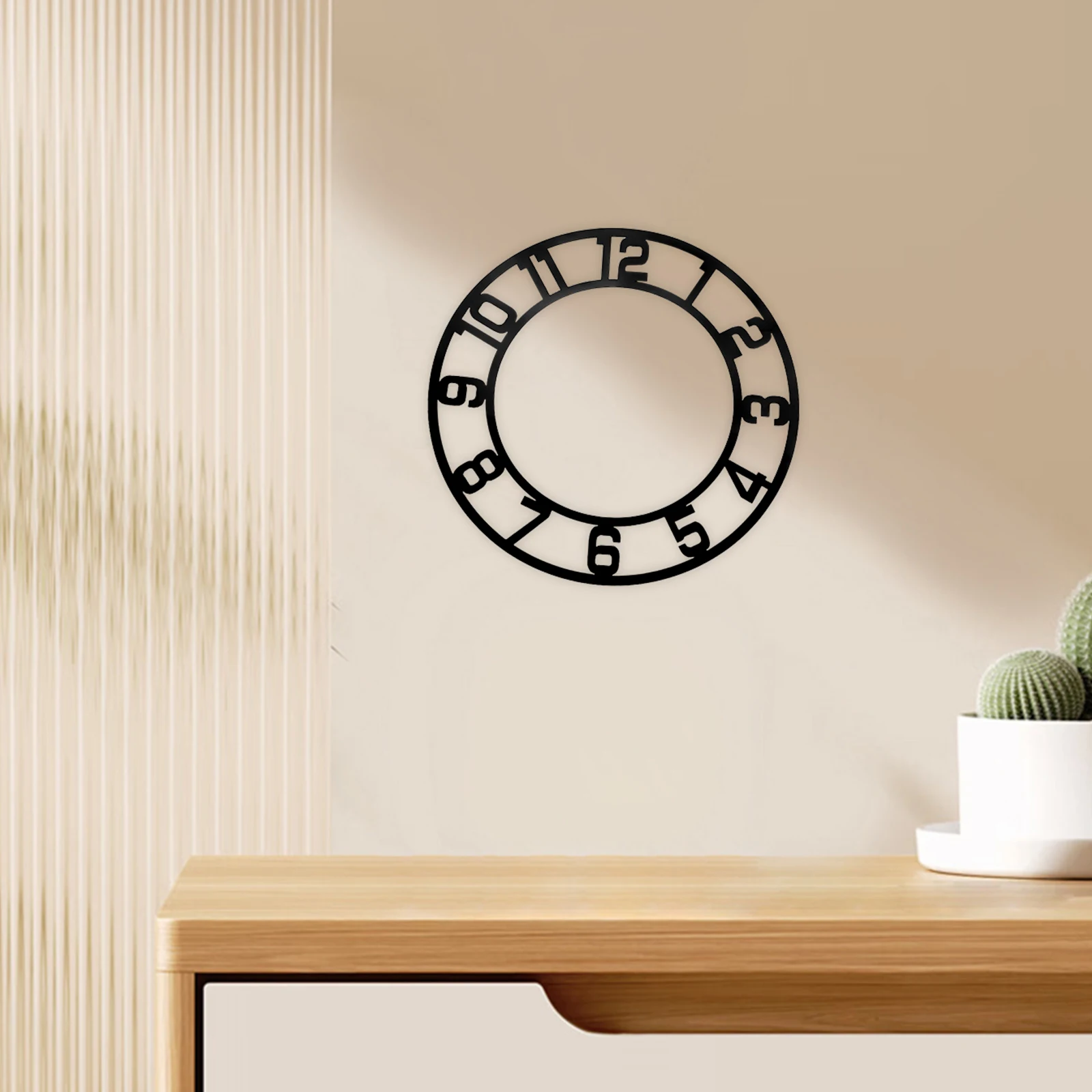 

Applique Mirror Digital Clock Office Wall Clocks Acrylic Self Adhesive Stickers