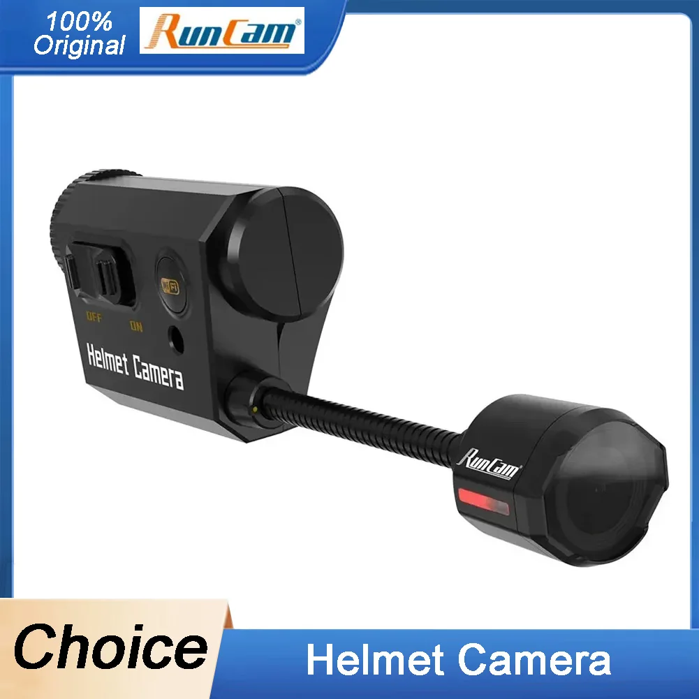 

RunCam Helmet Camera Face Mask Recorder Airsoft Recording Long Battery Life 1920*1080 60fps Built-in Wifi