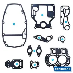 Outboard Engine Overhaul Kit Gasket Cylinder Gasket 66M-11181-00 for Yamaha 4 Stroke 9.9-15 Hp Boat Engine Gaskets