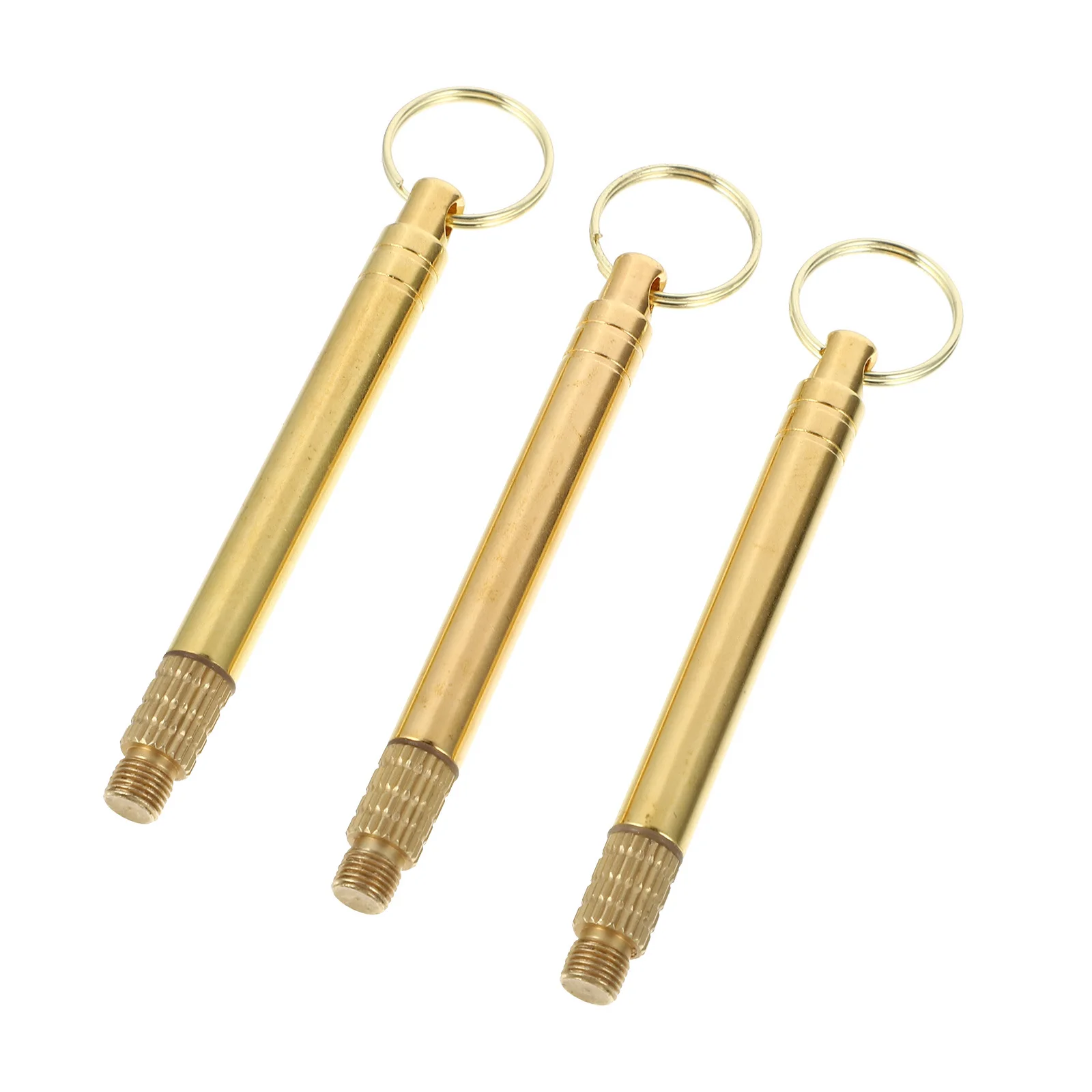 

3Pcs Brass Earwax Removal Kit Durable Non-Slip Design Portable Ear Cleaning Tools for Home and Travel Use Earwax Removal Kit
