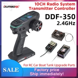 DUMBORC DDF-350 Transmitter with Receiver 2.4G 10CH Digital Radio Remote Controller