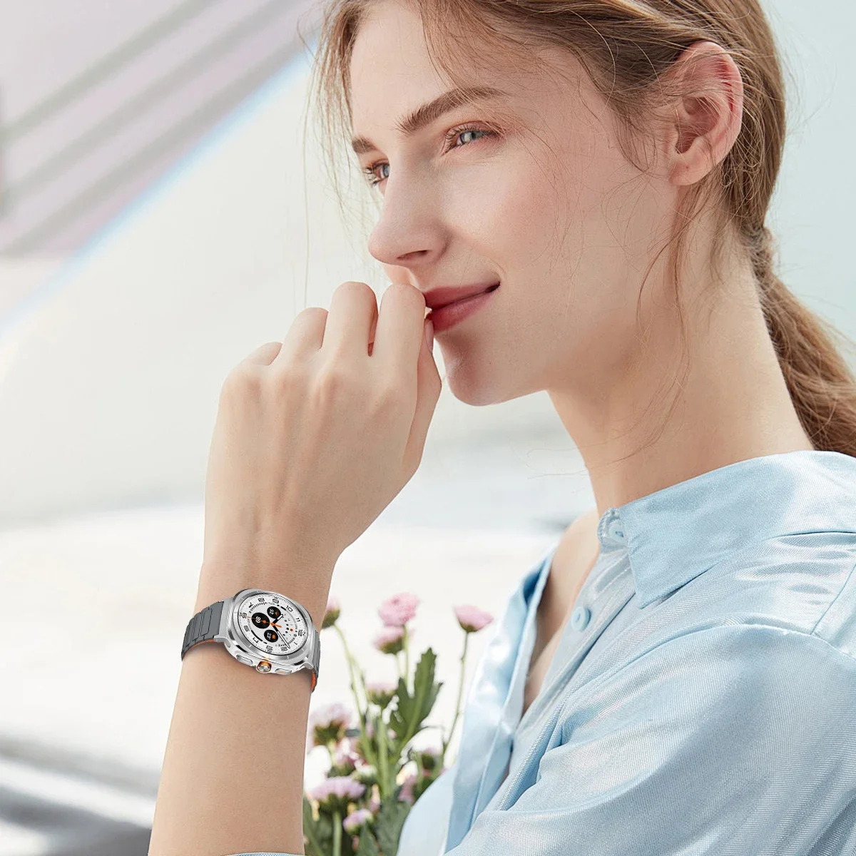 Magnetisches Armband für Galaxy Watch Ultra 2, Silikon-Uhrenarmband für Samsung Galaxy Watch Ultra 47mm, Zubehör ﻿ – Detail 8