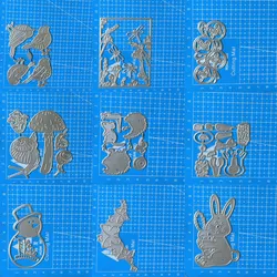 Metal Cutting Dies Cut Mold Animal Rabbit bird butterfly dragonfly snowman Scrapbook Paper Craft Knife Mould Blade Punch Stencil