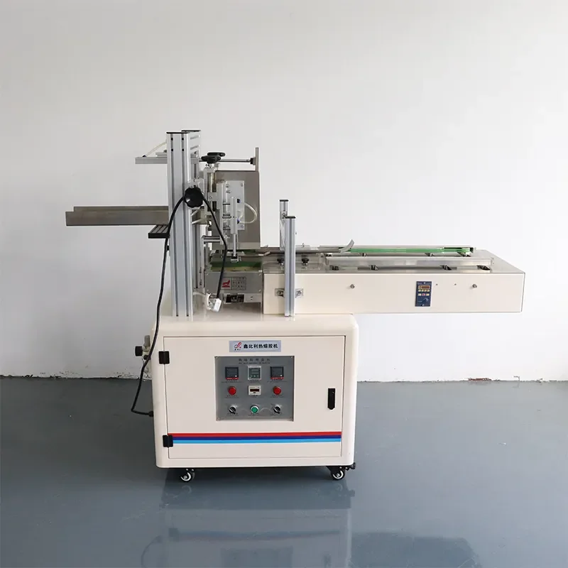 Semi-Automatic Hot Melt Adhesive Box Sealing Machine, Food & Medicine Carton Packaging Equipment