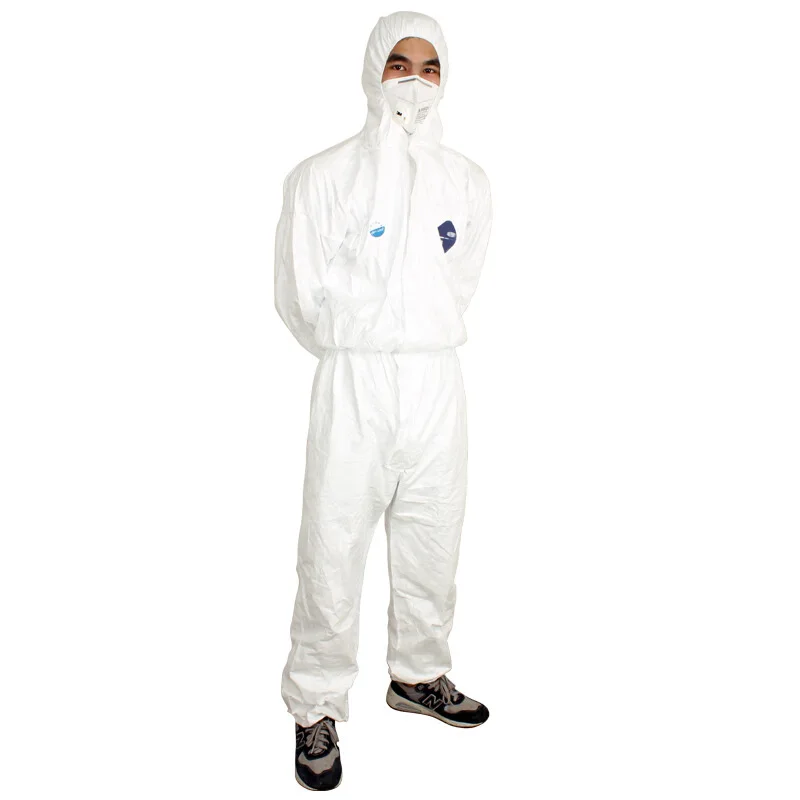 Protective Clothing Laboratory Spray Paint Spray Pesticide One-Piece Hooded Tyvek Protective Clothing