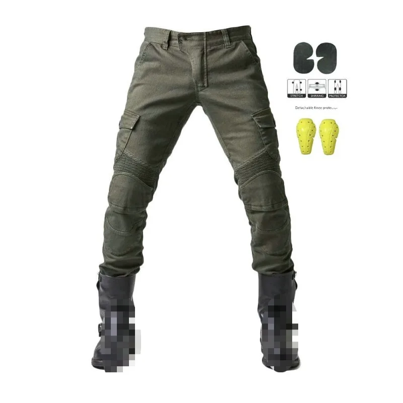 Hot Moto Jeans Pantalones Standard Version Car Ride Trousers Detachable Racing Road Rider Protector