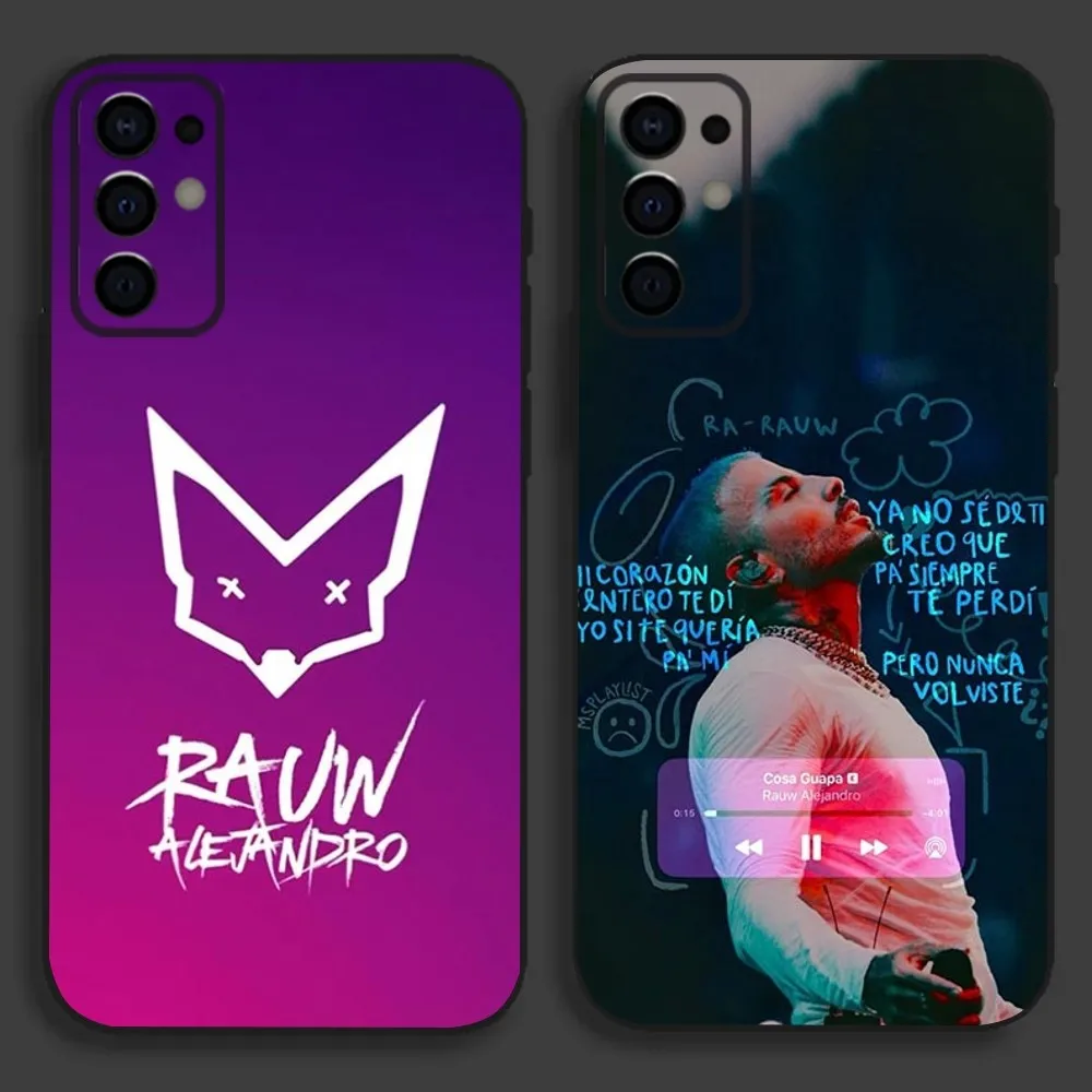 R-Rauw A-Alejandro Rapper Phone Case For Samsung S24,S21,S22,S23,S30,Ultra,S20,Plus,Fe,Lite,Note,10,9,5G Black Soft Cover