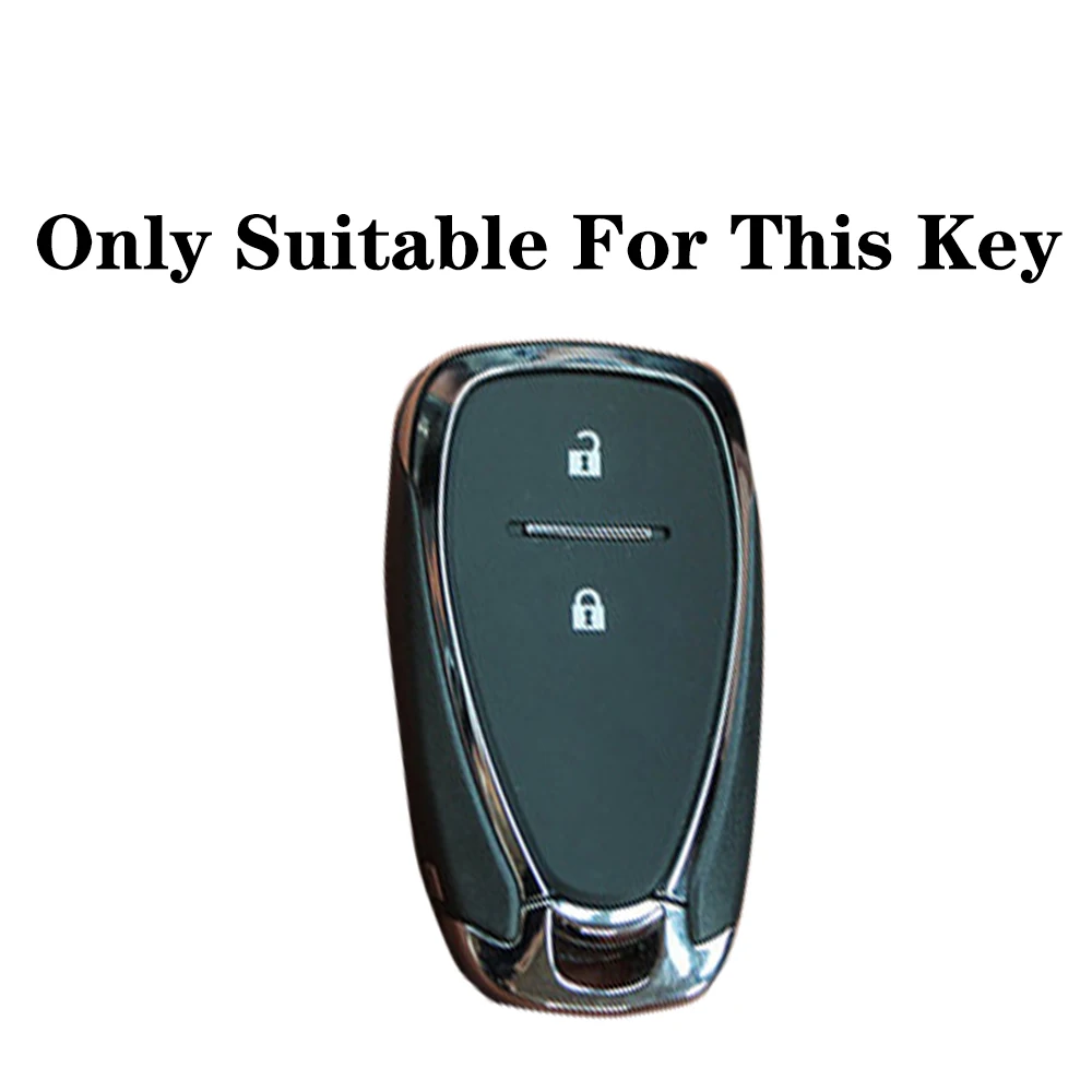 Silicone Remote Car Key Cover Case Holder  for Chevrolet Cruze Spark 2016 2 Buttons Excellent Smart Remote FOB Key Shell Holder