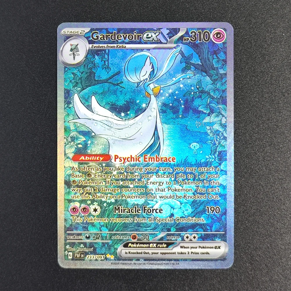 بطاقات PTCG الإنجليزية SVP 053 Promo Mew EX Roaring Moon EX 162/132 Gardevoir 233/091 مجموعة الإنجليزية بطاقات ألعاب التداول #4