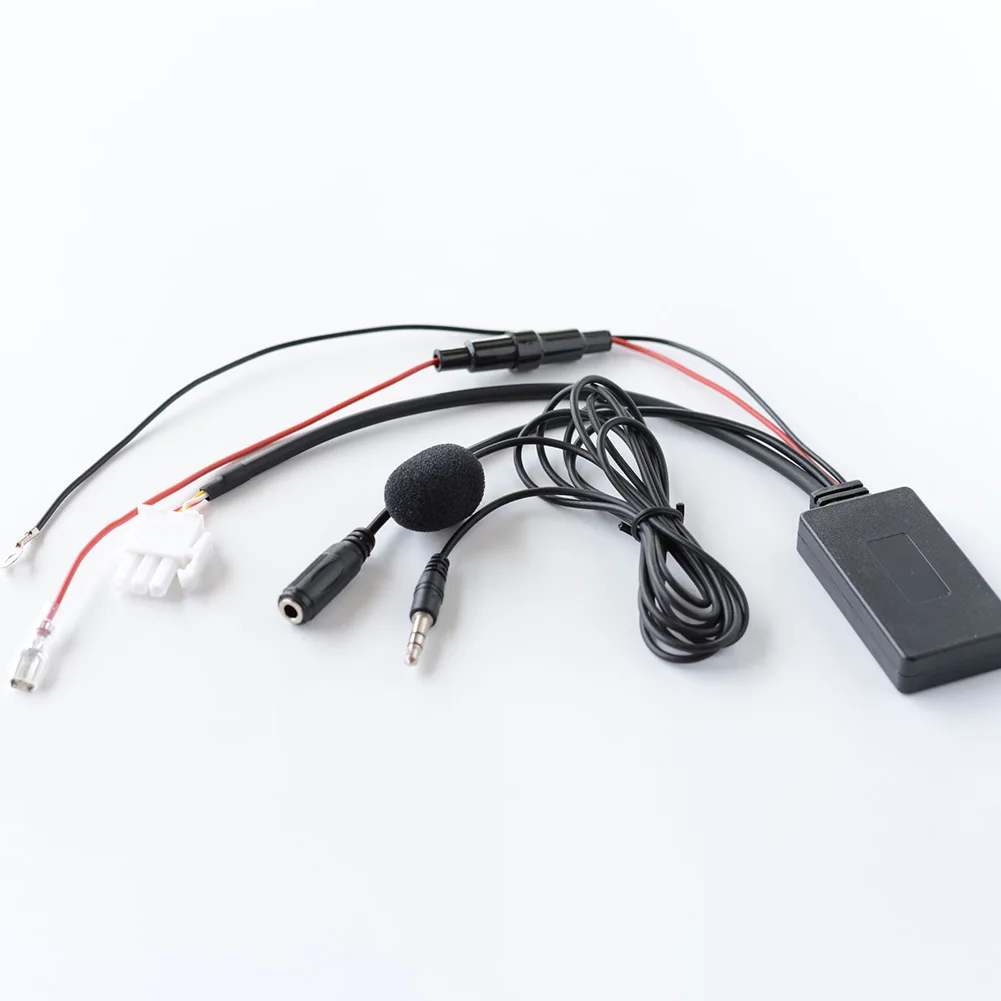 High Quality compatible Wireless AUX Cable Adaptor+MIC for Honda GL1800 Audio for navi Long lasting Performance