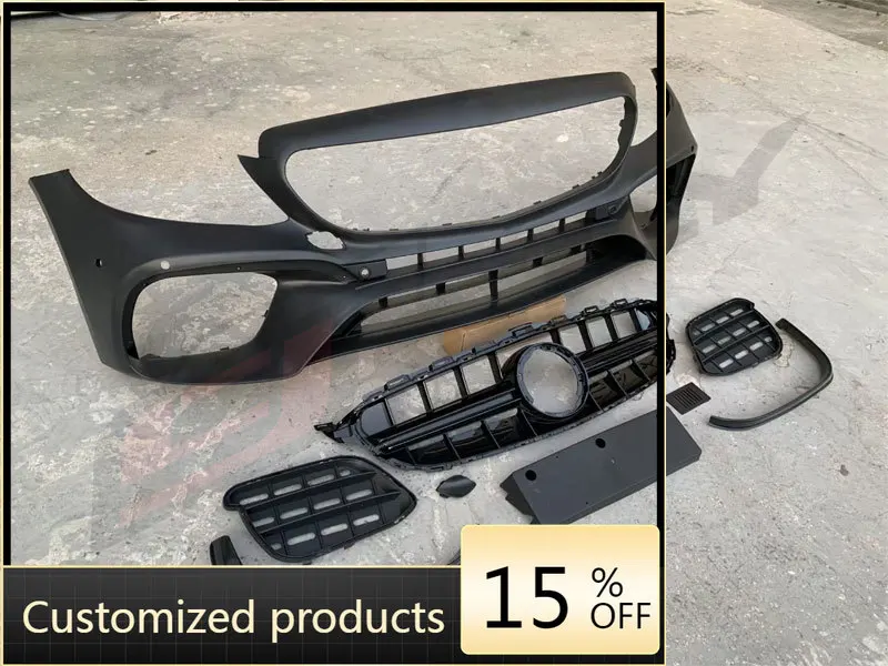 

Высококачественный, хит продаж, надежный комплект кузова C65 для Benz C Class W205 Обновление до переднего бампера C65 с решеткой pp Материал 2015-