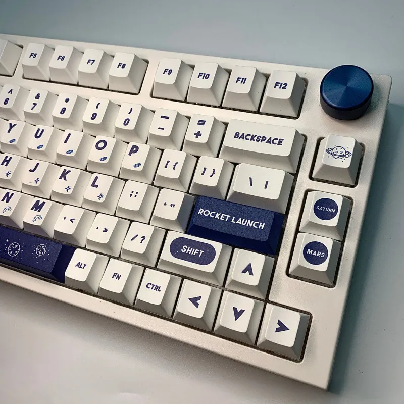 GMK Astronaut Keycap 129 klawiszy Materiał Pbt Gaming Esports Oryginalny profil fabryczny Proces sublimacji Klawiatura mechaniczna