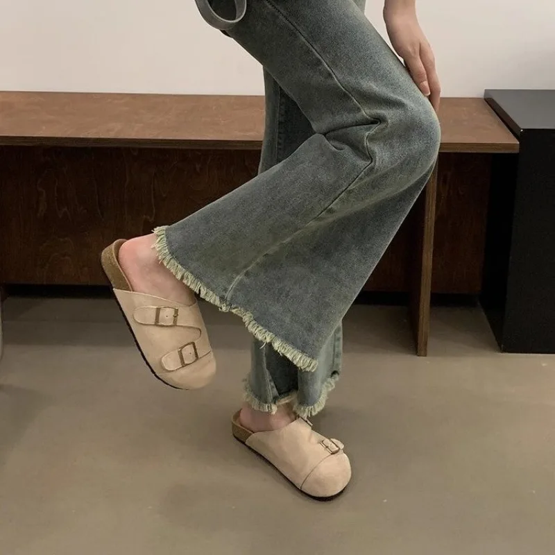 New Fashion Beach Women Sandals Summer Flats Clip Toe Casual Slippers Shoes Walking Beach Slides Dress Cozy Slingback Flip Flops