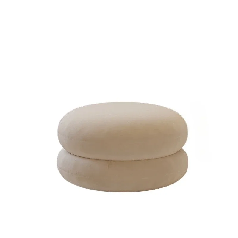 

Creative burger stool door shoe changing stool