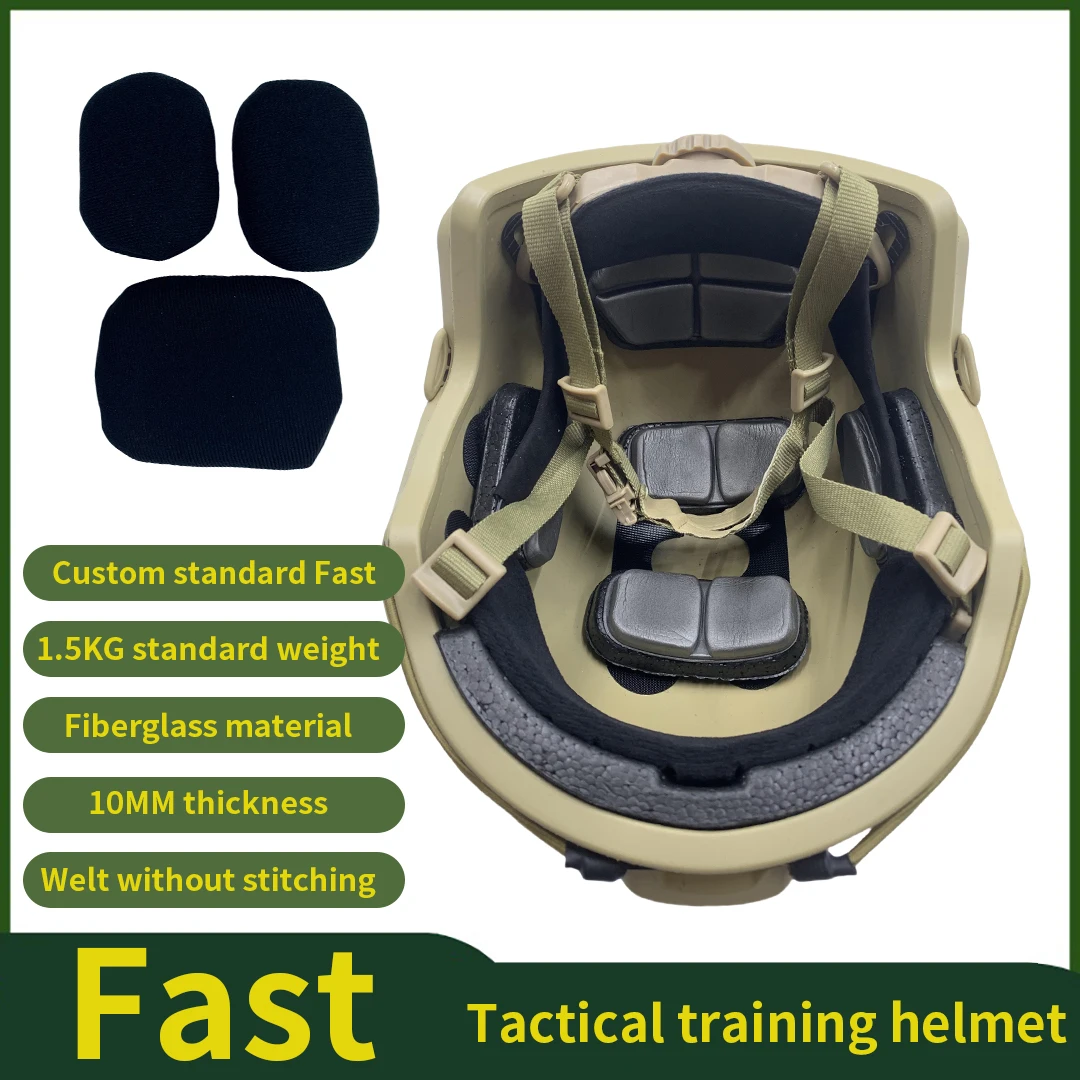 FAST Helmet Airsoft MH Fiberglass Helmet New Thickened Outdoor  actual Bulletproof Air Gun Shooting CS Protective Equipment