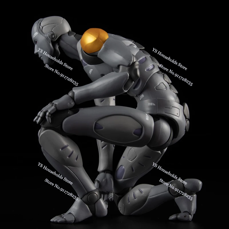 

Dong Ya Heavy Industry Original 1/12 Shi Chen Gray Experiment Skeleton Movable Figurine Delicate 6" Replacable Face Type Figure