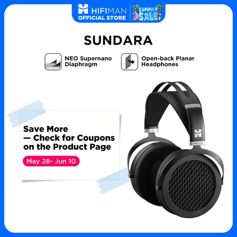 Наушники HIFIMAN SUNDARA черные - высококачественный звук и комфорт