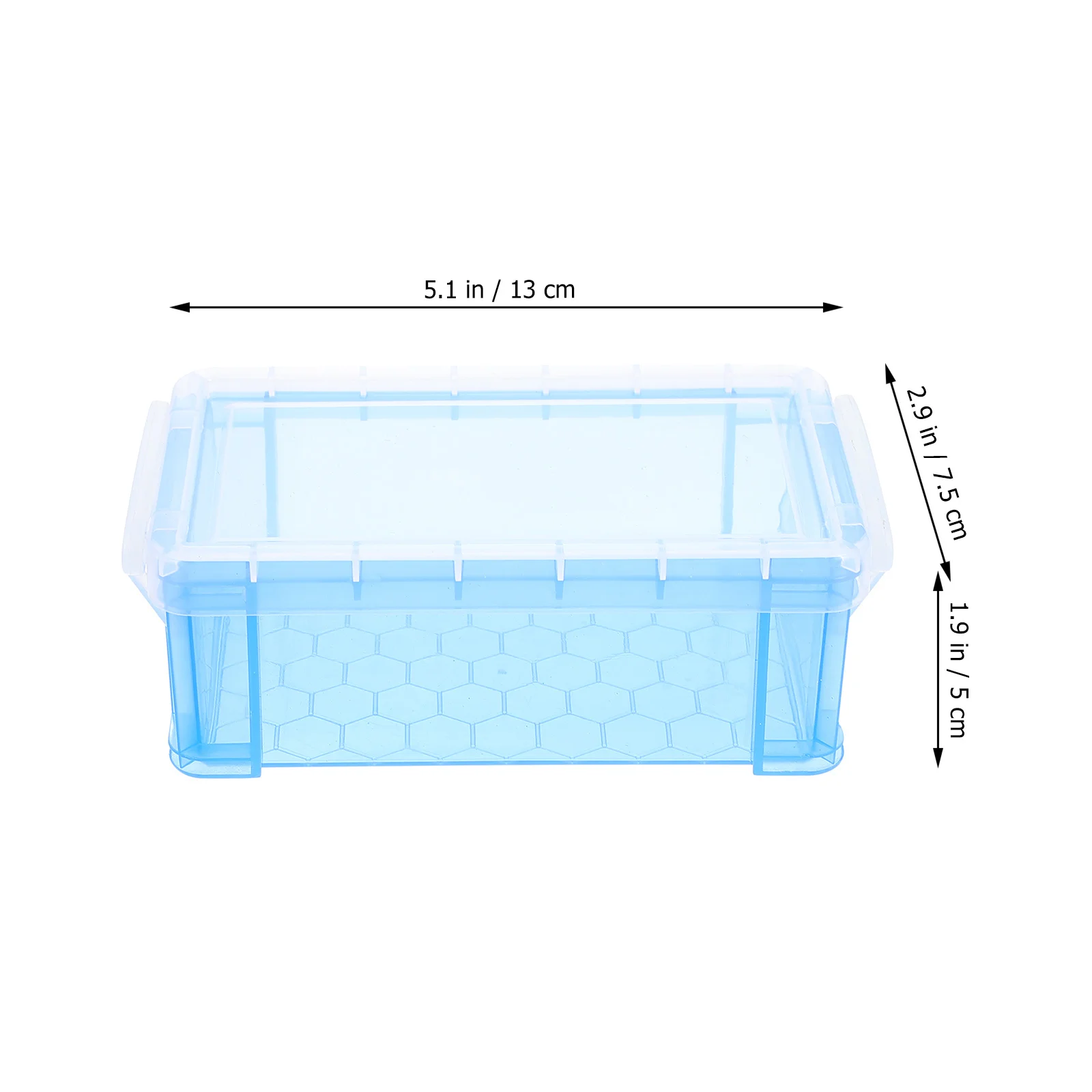 

6Pcs Candy Color Storage Boxes Lightweight Desktop Organizer Small Household Parts Storage Case for Buttons Coins