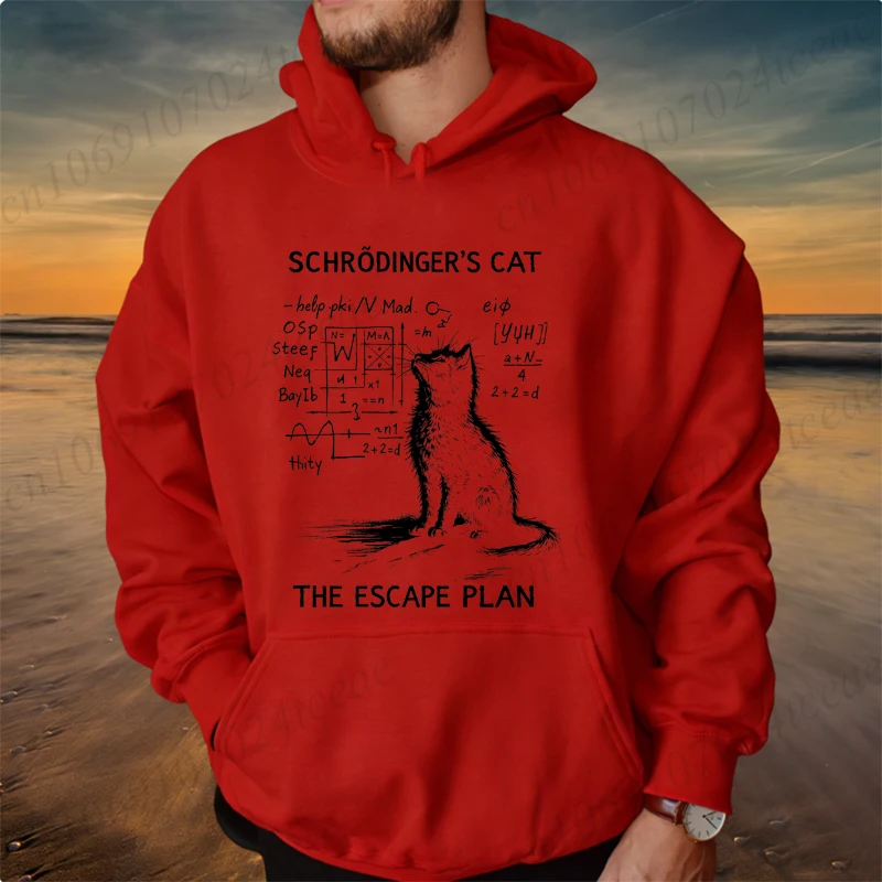 The Escape Plan Design Personalized Men Women Hoodies Sweatshirt Funny Science Teacher Physics Enthusiasts Fashion Brand Hoodies