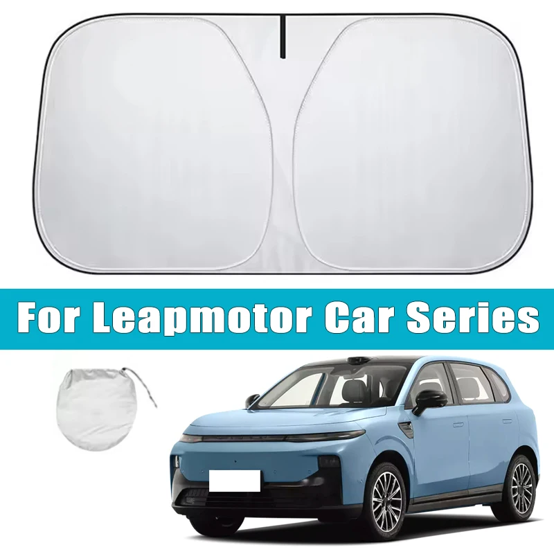 Car Windshield Sunshade for Leapmotor T03 S01 C11 C10 C16 T03L E10 A10 Front Window Sun Shade Heat Insulation Auto Accessories