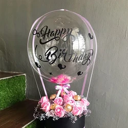 1/2Pcs Name Custom Stickers Customize Balloon Sticker Silver Gold Name Personalized Sticker for Birthday Wedding Baby Shower Dec