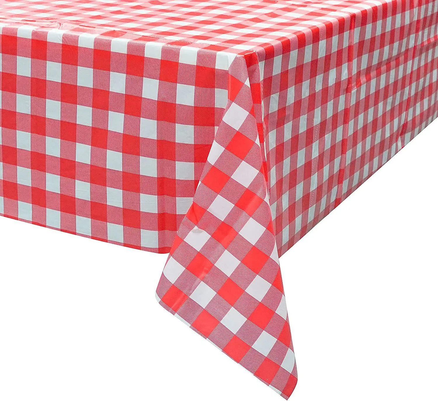 Buffalo Plaid Tablecloth Farmhouse Tablecloth, Washable Cotton Checkered Tablecloth, Spring and Summer Square Table