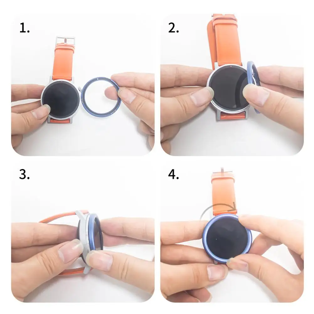 스마트워치 교체 링, CMF 워치 프로 2 금속 베젤 보호대, 단색 하드 쉘 케이스, 시계 액세서리