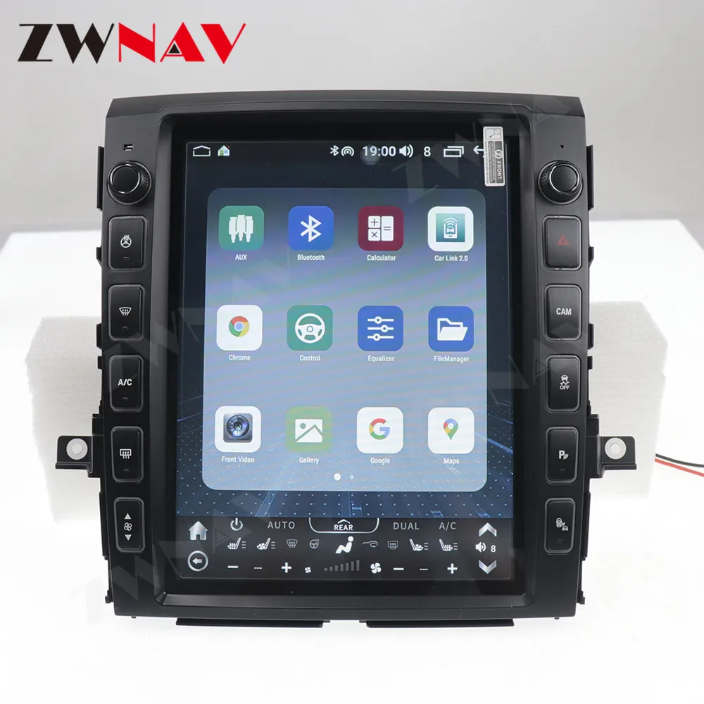 Android 14 GPS Navigation Wireless Carplay 13 inch Touch Screen For Nissan Titan 2016-2019 WIFI Android auto Head Unit Auto