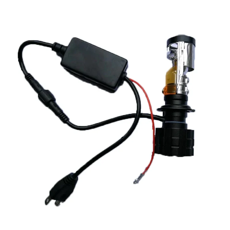 Best Selling Mini Bi LED Projector Lens 35W 6000K Hi/Low Beam Motorcycle Car Xenon Headlight Lamp H4 For Universal