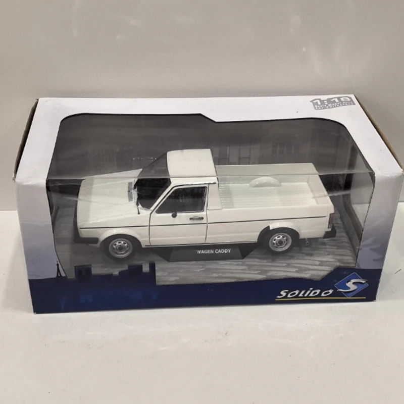 SOLIDOS 1:18 Scale CADDY รถกระบะจําลองรถรุ่น STATIC Collection ตกแต่งวันหยุดของเล่นคลาสสิกของที่ระลึกของขวัญ