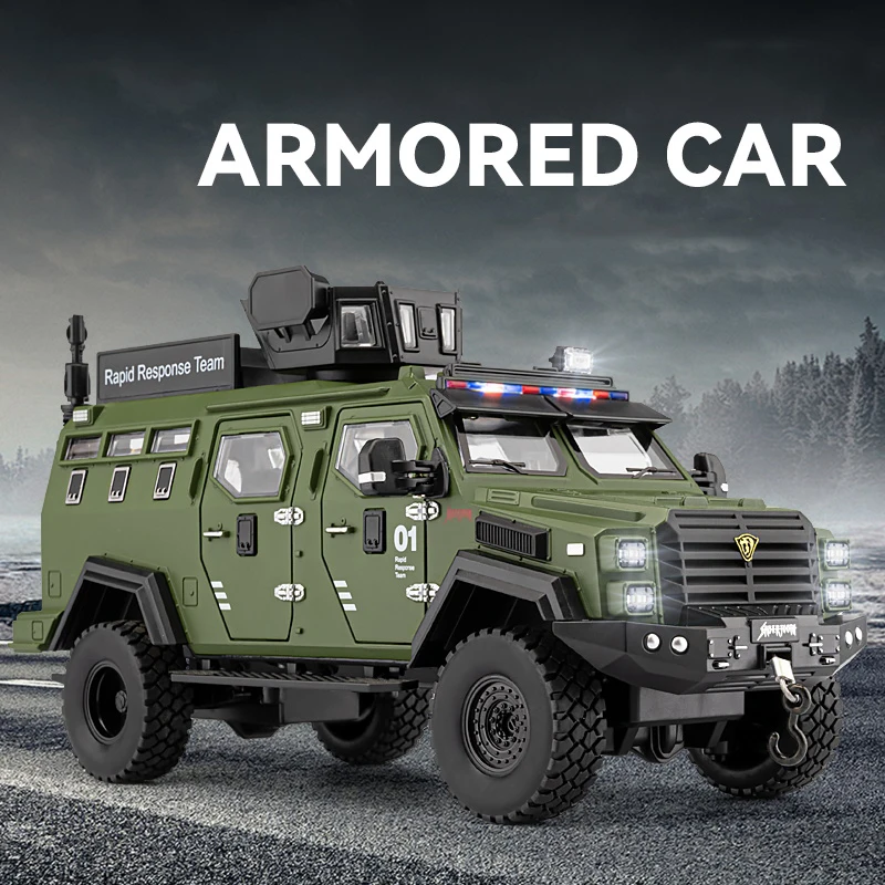 

LICENSED 1:24 Scale Sword Toothed Tiger Explosion Proof Car Alloy Diecast Model Toy Sound Light Kids Exquisite Gift Collect Orn