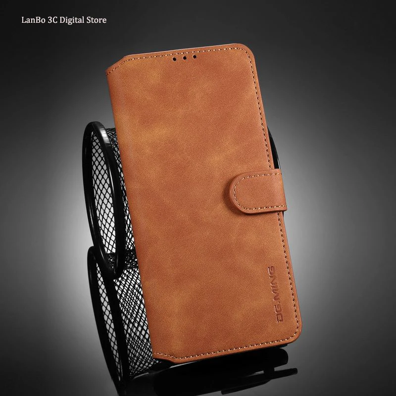 360 ° protection luxury leather holder phone case suitable for Huawei P20 P30 P40 P50 Lite Pro Mate 20 30 40 Nova 3e 4e 5 7i