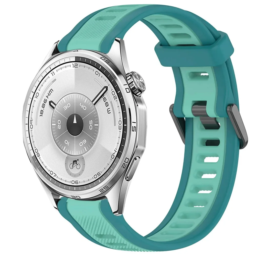 화웨이 워치 GT6/GT5/GT4 46mm 41mm, GT6 Pro 46mm, 삼성 워치 7 6 5 4, 가민 포러너 265S용 18mm 20mm 22mm 실리콘 스트랩